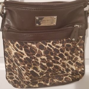 Nine West Crossbody with animal print